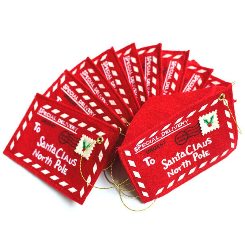 10pcs ũ  Ȩ  ũ ī   /10pcs Christmas decoration For Home Envelope Christmas Cards Candy Bag Decorations